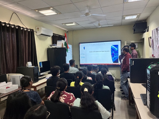 Technical Visit to GTU Cyber Security Center of Excellence 